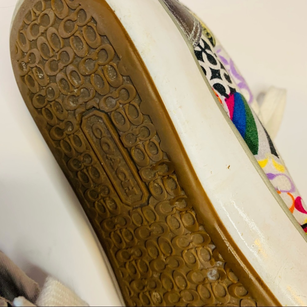 Coach Barrett Graphic Poppy Sneaker sz6 - Picture 3 of 13